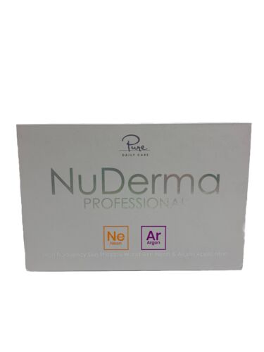 NuDerma Professional Skin Therapy Wand - Portable Skin Therapy Machine 6 Wands