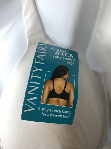 Vanity Fair Beautiful Benefits Contour Back Smoother Bra 76380-0770 White 38G