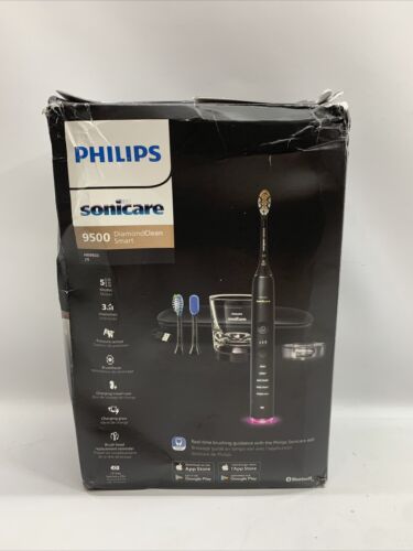 Philips Sonicare DiamondClean Smart 9500 Sonic Electric Toothbrush Black HX9923