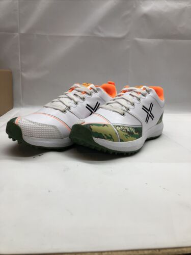 Payntr X Rubber Stud Cricket Shoes White Camo Spikes Golf Mens Sneaker Size 7