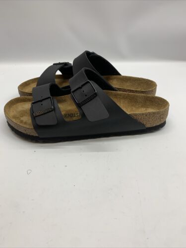 Birkenstock Unisex Arizona Oiled Leather Sandals 0051791 Open Toe Black Size 10