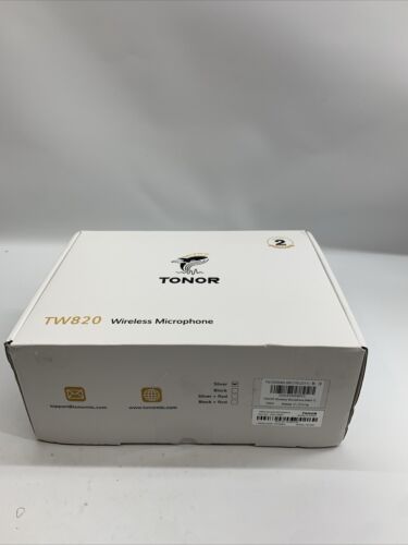 TONOR TW-820 Wireless Microphone Metal Dual Professional UHF Cordless Dynamic