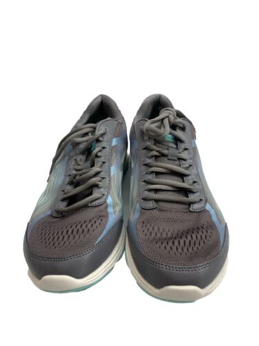 Women Ryka, Devotion Plus 3 Walking Shoe F7710M3022 Grey Aqua Fabric Mesh Sz 11M