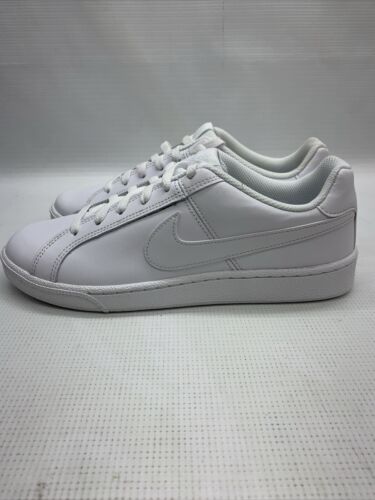 Nike Womens Court Royale Size 8 Trainers Sneakers Shoes White Lace-up Casual