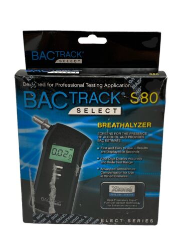 BACtrack S80 Black Select Series Digital Display Professional Breathalyzer Fast