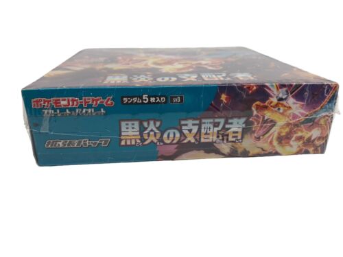 Pokemon Card Ruler Of The Black Flame Japanese Booster Box Scarlet & Violet