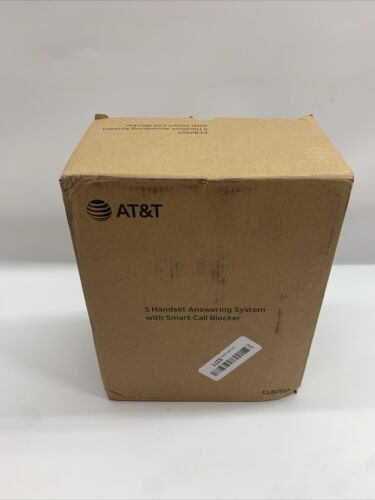 AT&T CL82557 White Rose Gold 5 Handset Answering System With Smart Call Blocker