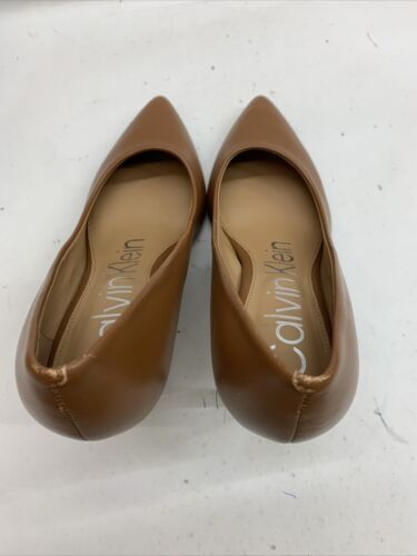 Calvin Klein Womens Brown High Heel pumps Stiletto Dress Formal Shoes Size 7M