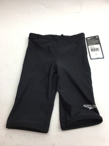 Speedo Pro LT Swimsuit Short Bottom Swimwear A577808749 Black Boys/Men Size 22