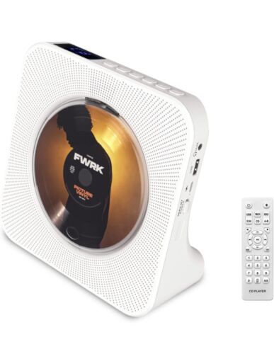 Desktop Vertical CD Player with Speakers Hifi, Portable CD Players for Home