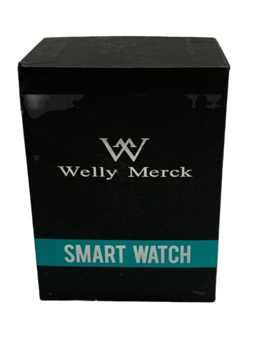 Welly Merck Smart Watch Black Touch Screen Fitness Tracker Pedometer Monitor