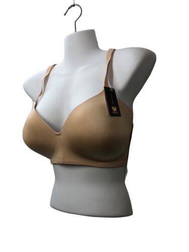 Wacoal 852281 Ultimate Side Smoother Wire Free T-Shirt Bra Size 36D Beige Opaque