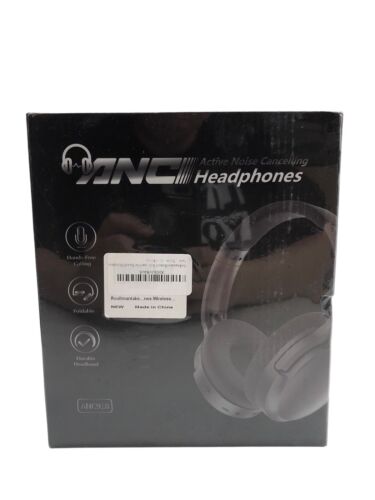 ANC918 Active Noise Cancelling Headphones With Jack and Charger 476EP Black