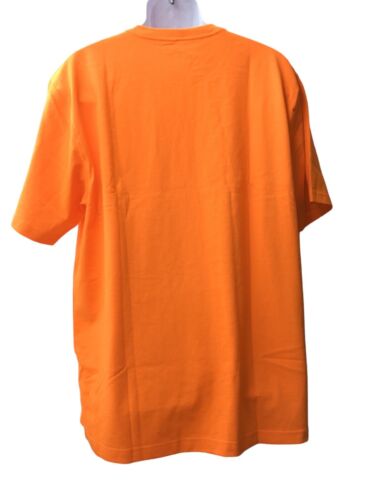 Carhartt Mens T-shirt WorkWear Pocket Basic CTK87 Short Sleeve Large Orange