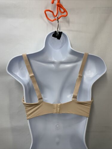 Maidenform DM7543 One Fabulous Fit 2.0 Tailored Demi T-Shirt Bra Size 34D Beige