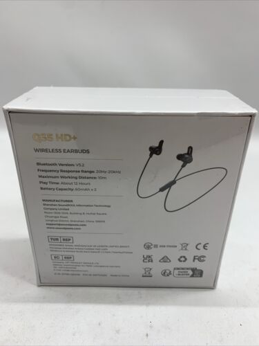 Soundpeats Q30 HD+ Bluetooth Headphones In-Ear Stereo Wireless 5.2 Magnetic Earp