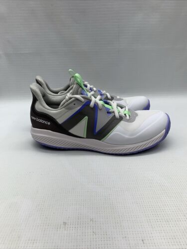 New Balance Women's 796V3 D Width Tennis Shoes Lace-up Size 8 White/Gray/purple