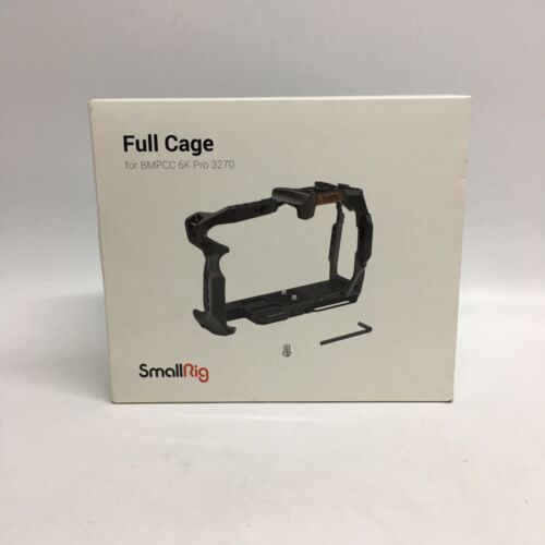 SmallRig Full Cage Compatible with BMPCC 6K Pro w/ NATO Rail & Cold Shoe 3270B