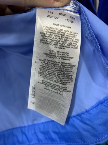 Columbia Women’s Size XS Switchback Blue Lightweight Hooded Rain Jacket WL0127