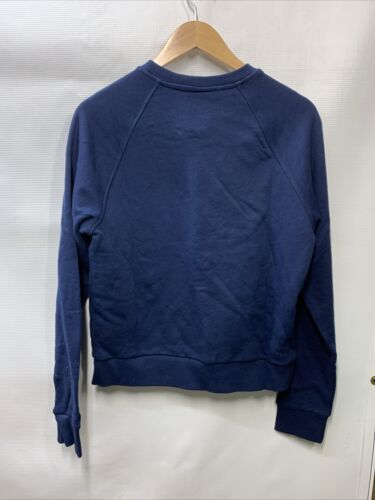 Reebok Mens Classic Vector Logo Sweatshirt Blue Long Sleeve FK2764 Blue Size S