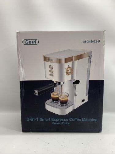 Gevi Espresso Machine 20 Bar High Pressure Compact Espresso Machines GECME022