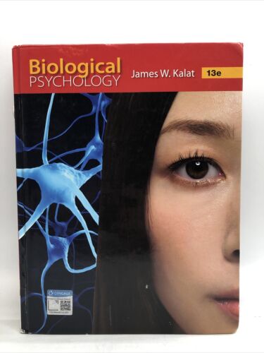 Biological Psychology Textbook English Hardcover Kalat, James W. 13TH Edition