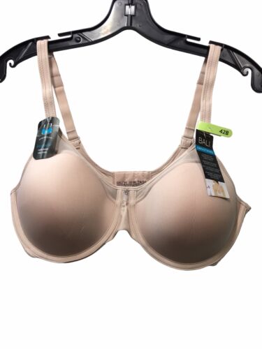 Bali Underwire Bra One Smooth U Ultra Light Convertible Women Size 42B DF3439