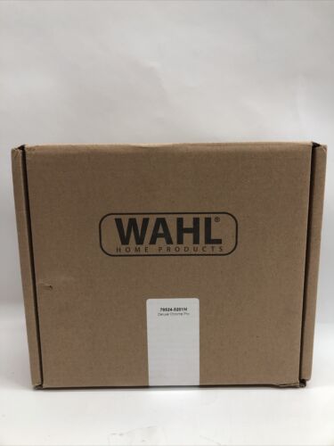 Wahl 79524-5201 Deluxe Chrome Pro Hair and Beard Clipping Trimmers Kit Corded