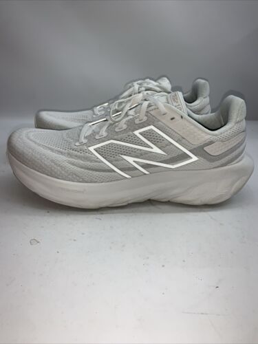 New Balance Men's M1080W13 Running Shoe White/Light Silver Metallic Size 11.5