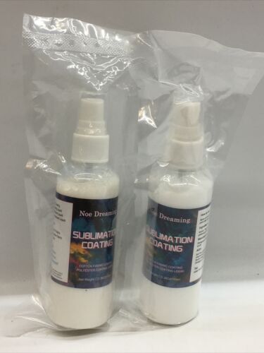 100ml Sublimation Spray Sublimation Cotton Coating Spray for All Fabric - 2 Pack