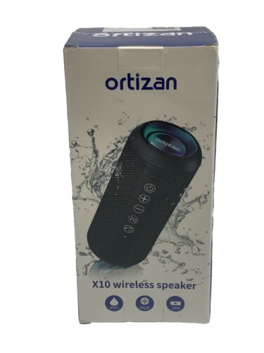 Ortizan X10 Portable Waterproof Wireless Bluetooth Speaker Type-C Port EQ Switch