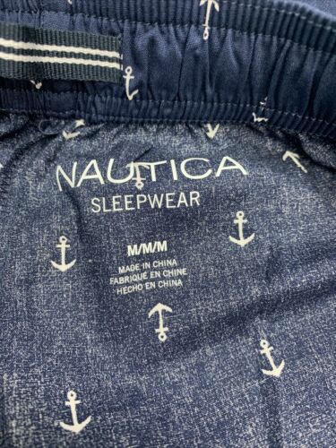 Nautica Men's Soft Woven 100% Cotton Elastic Waistband Sleep Pajama Pant Size M