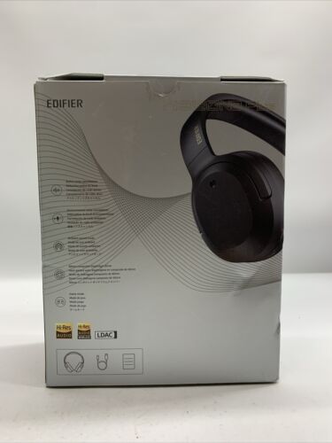 Edifier W820NB Plus Hybrid Active Noise Cancelling Headphones - LDAC Codec Black