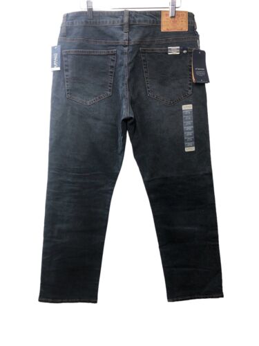 Buffalo David Bitton Men's Driven Jeans Relaxed Straight Crinkled/Sanded 33/30