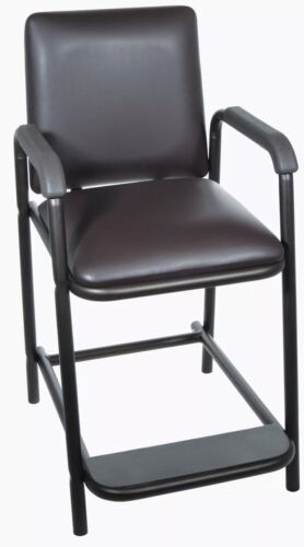 Drive Medical 17100-BV High Hip Chair with Padded Seat - Black