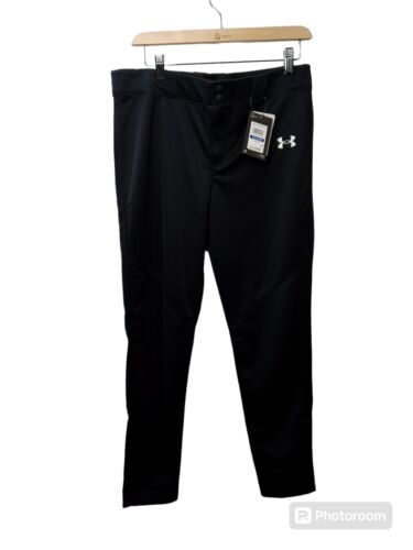 Under Armour Utility Tapered Fit Youth Boys Baseball Pants Size Youth XL Black