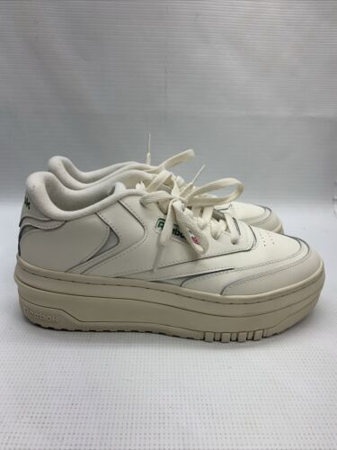 Reebok Club C Extra Women's Shoes White IE6679 Size 8 Lace-up Sneaker White