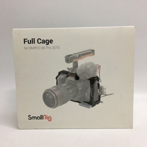 SmallRig Full Cage Compatible with BMPCC 6K Pro w/ NATO Rail & Cold Shoe 3270B