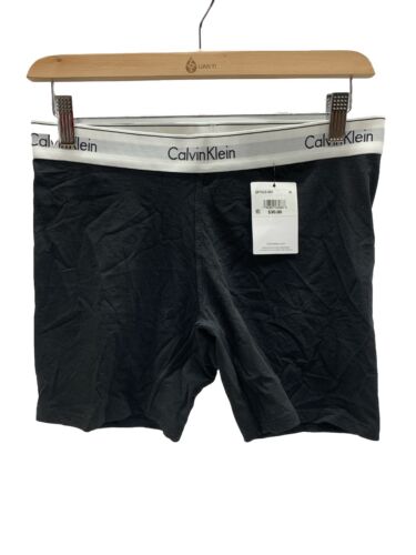 Calvin Klein Womens Boxer Brief Short QF7625-001 Underwear Stretchy Black Medium