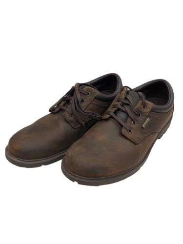 Rockport SS Plain Toe Ox Shoe Size 10w A13717 Classic Lace-up Sneaker  Brown