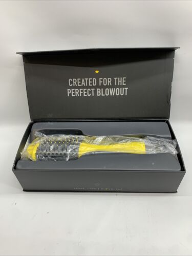 Drybar The Double Shot Blow Dryer Oval Brush Hair Dryer Volumizer GUC Yellow