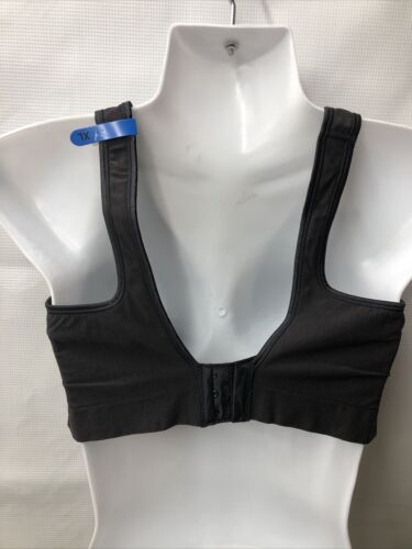 Bali Comfort Revolution ComfortFlex Fit Seamless 2-Ply Wireless Bra Black Medium