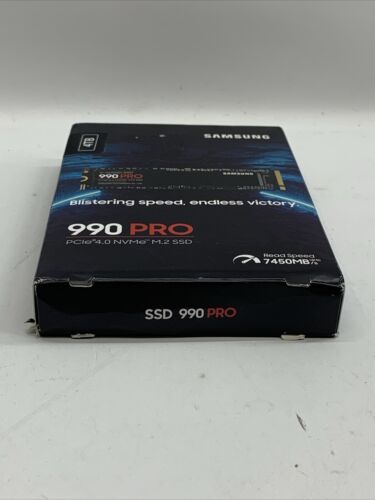 Samsung 990 PRO 4TB M.2 NVMe Internal SSD Black MZ-V9P4T0B/AM 7450MB Read Spee