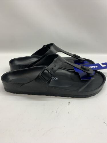 Birkenstock Men’s Gizeh EVA Black Sandals Unisex Shoes Regular Fit Slip-on SZ 12