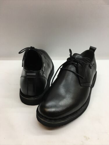 Propét Men's Finn Oxford Shoes MCX022L Rubber Sole Black Uppear Leather Size 11