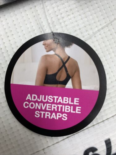 Bali Women's Black Comfort Revolution Easylite Back Close Wirefree Bra Size 3XL