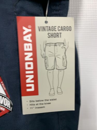 UNIONBAY Men's Survivor Belted Cargo Short-Reg and Big & Tall Sizes Size 44