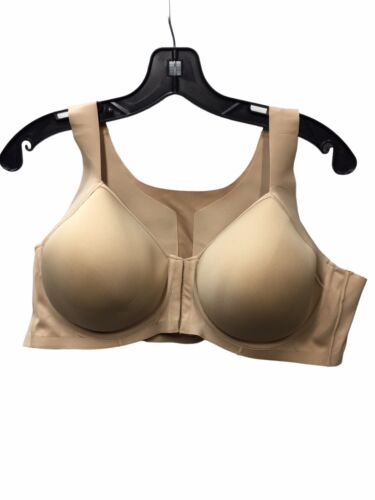 Bali One Smooth Underwire Bra U Posture Boost 44D EverSmooth Back DF3450 Beige