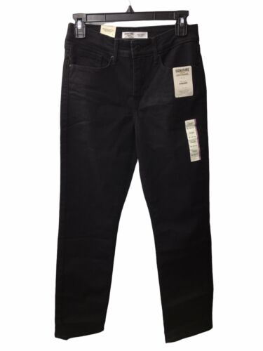 Levi Strauss Women's Shaping Straight Jeans Pants Night Sky Size 4 with Pocket