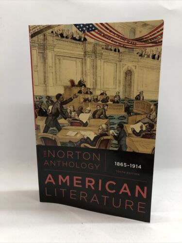 THE NORTON ANTHOLOGY OF AMERICAN LITERATURE 1865-1914 10th Edition by Robert L